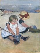 Mary Cassatt Two Children on the Beach (mk09) china oil painting artist